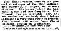 Prescott, Mrs.Imre